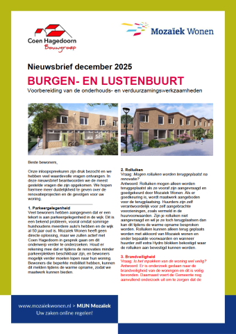 Nieuwsbrief december 2025